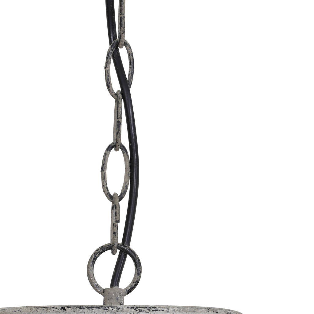 Vitara lysekrone med træperler