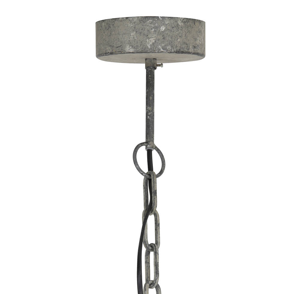 Vitara lysekrone med træperler