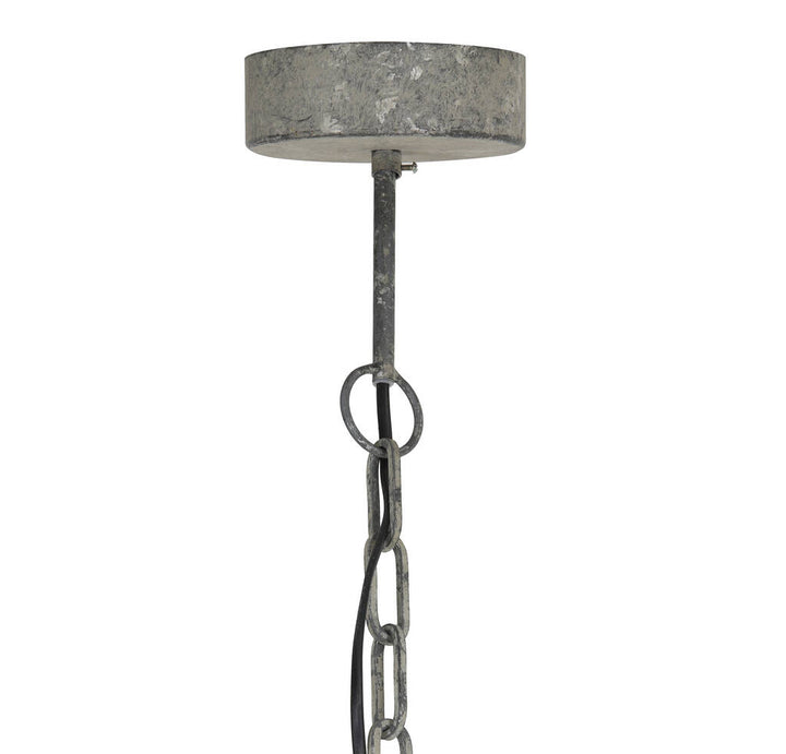 Vitara lysekrone med træperler