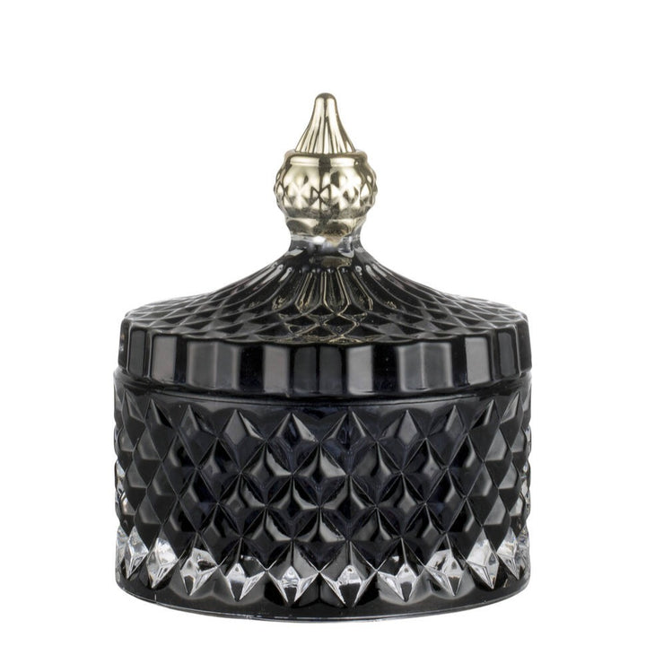 Badeværelseskrukke af tørvepresset glas