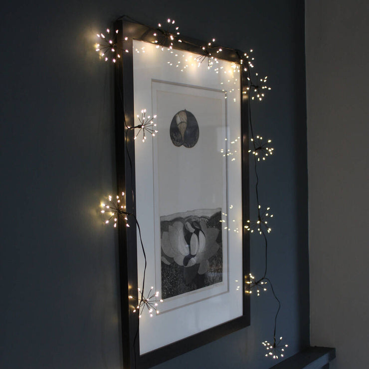 Black Starburst Indoor/Outdoor LED Light Chain