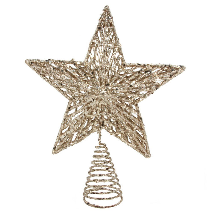 Glitter Star Christmas Tree Topper