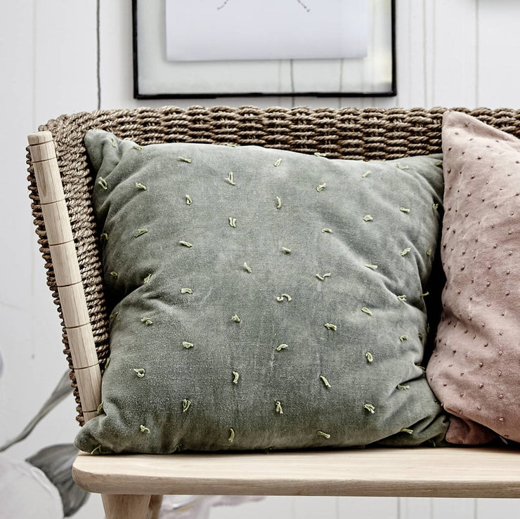 Green Bay Velvet Scatter Cushion