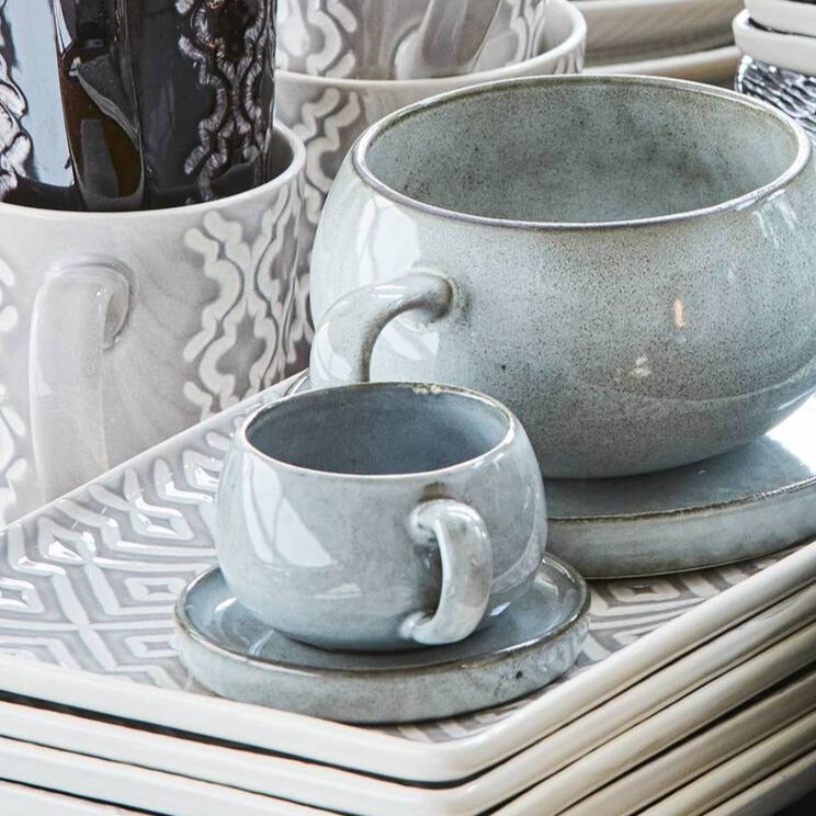 Grå Amara Espressokop og underkop