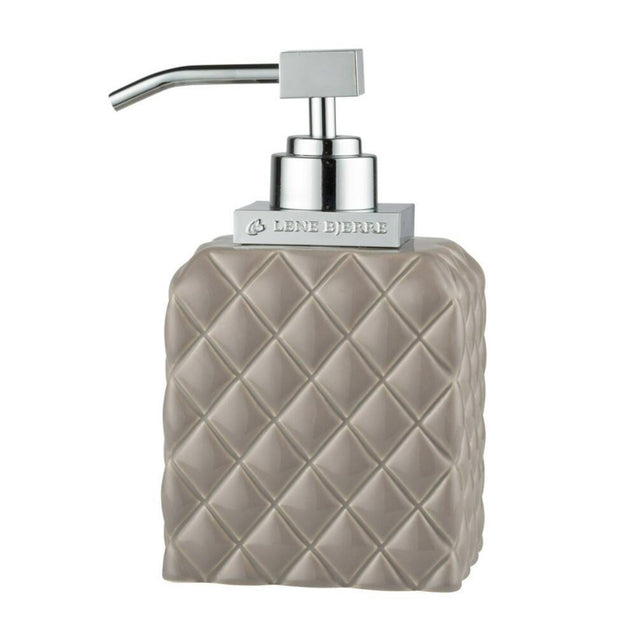 Harlequin Taupe Ceramic Soap Dispenser