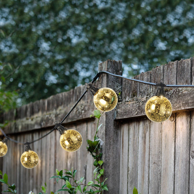 Indoor Outdoor Gold Lustre LED Festoon Lights