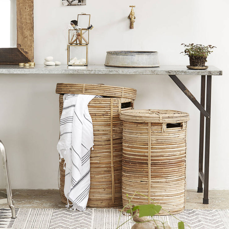 Elaina Bamboo Storage Basket