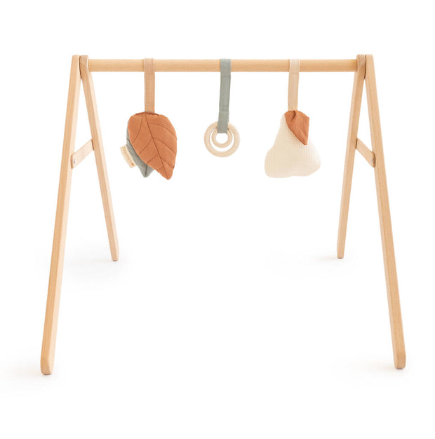 Growing Green Baby Bouncer med Sienna Brown Cover fra Nobodinoz