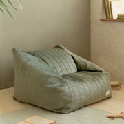 Chelsea Armchair Beanbag in Olive Green by Nobodinoz