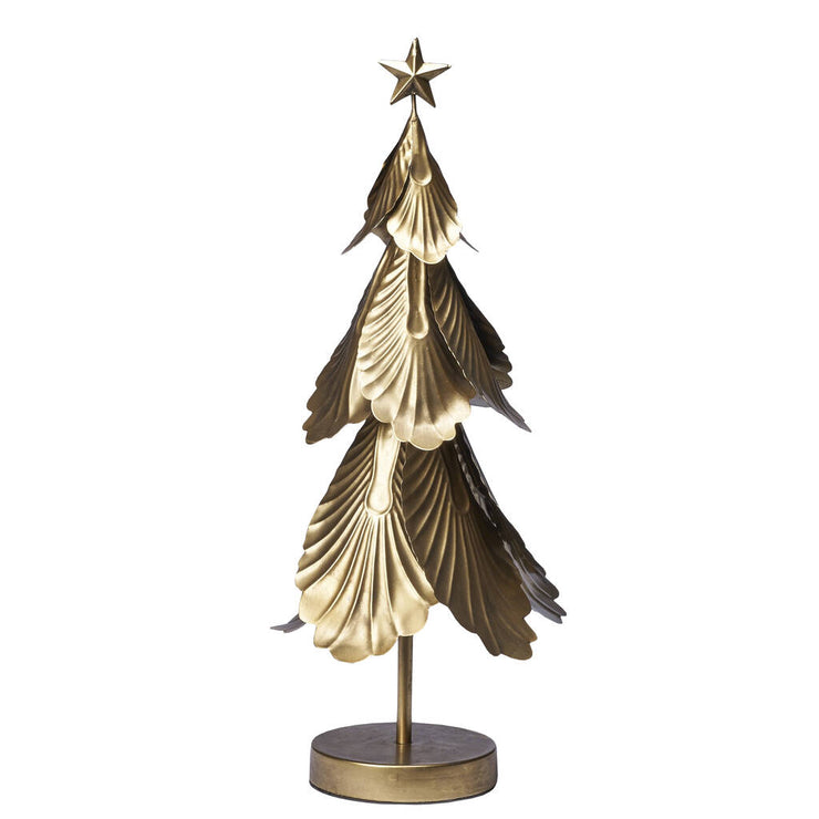 Guld metal juletræ