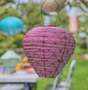 Lanterne Solaire Marocaine - Ballon Violet