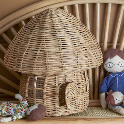 Rattan paddehat Fairy House