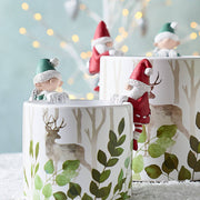 Santa & Elf Pot Hanger Decoration