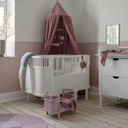 White Baby And Junior Cot Bed by Sebra