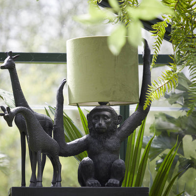 Lampe de table avec abat-jour Mylo le singe