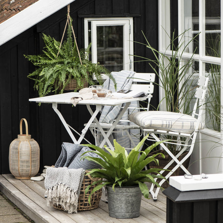 Amera Bistro Bord Og Stol Sæt - Hvid