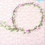 Pink Trailing Flower Hairband