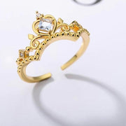 Swan Ring Box With Princess Crown Ring