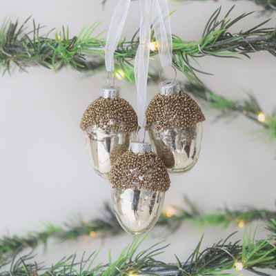 Cluster Of Hanging Acorn Decorations