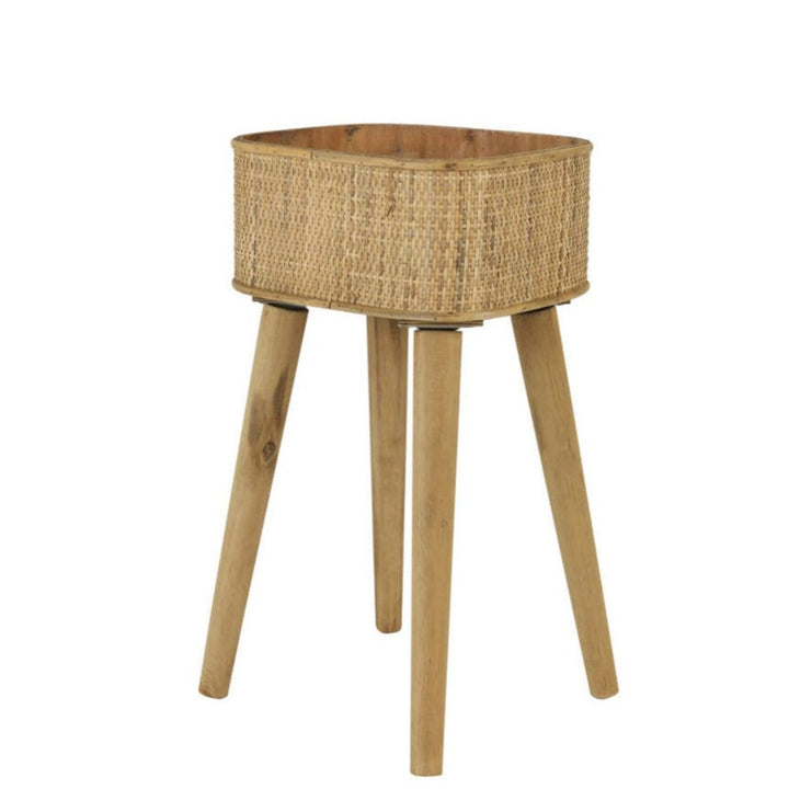 Tall Cana rattan plantekasse